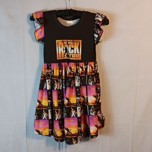 Queen "Bohemian Rhapsody" Little Girl's Dress - Picture 7 of 7